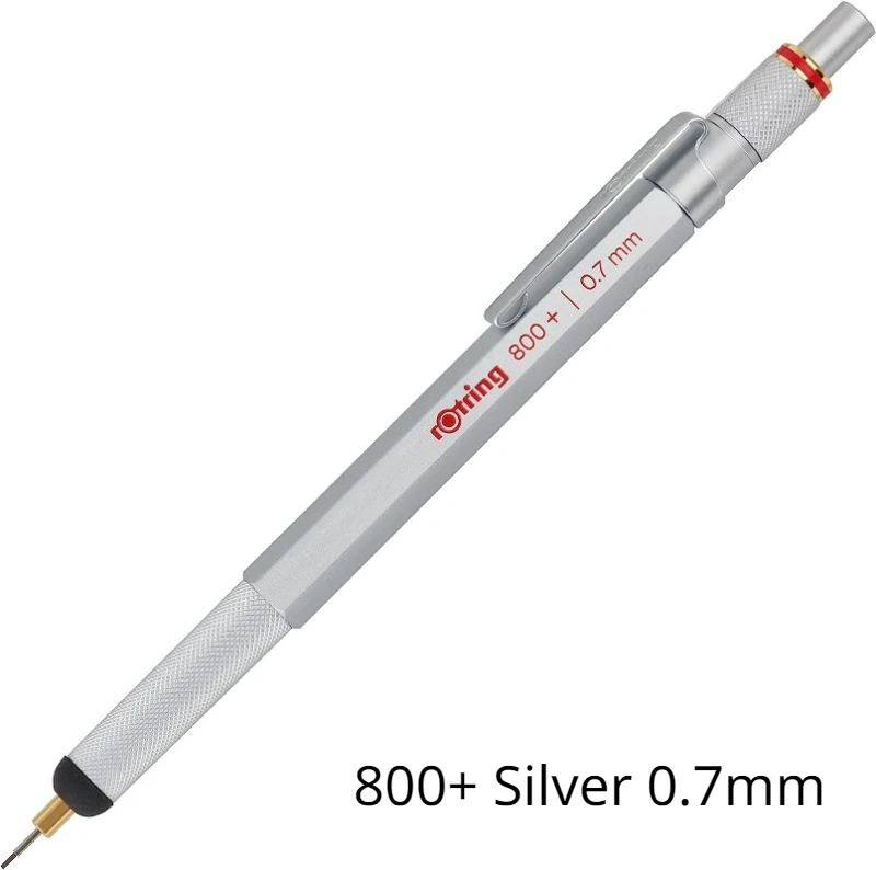 

Механический графитовый карандаш Rotring 800 + и сенсорный стилус, гибридный дизайн, уникальный Выдвижной механизм «поворот и клик»