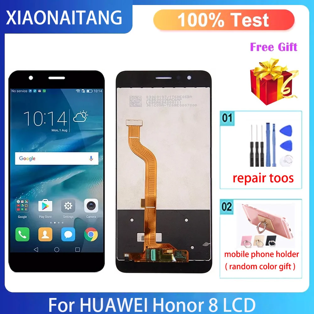 

Brand-neOriginalForHuawei Honor 8 LCD DisplayTouch Screen DigitizerHonor8 For 5.2" Huawei Honor 8 LCD With Frame FRD-L19 FRD-L09