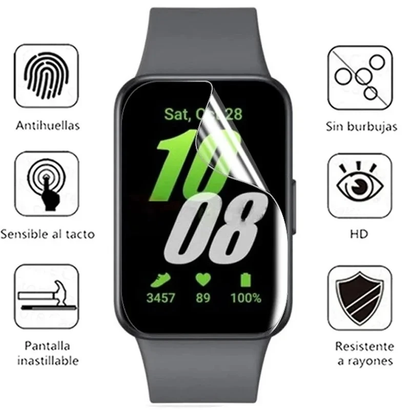 1-6 шт. Гидрогелевая пленка для Samsung Galaxy Fit 3 прозрачная защитная против царапин