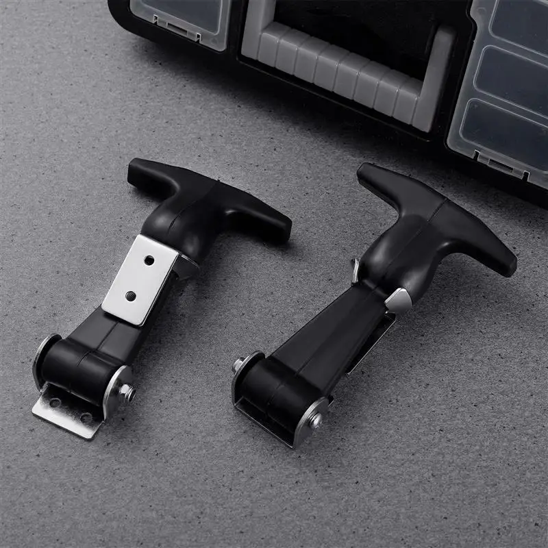 

2 Pcs T Handle Latch Stainless Steel Tool Box Latch Draw Latches for Bedroom Living Room Dorm