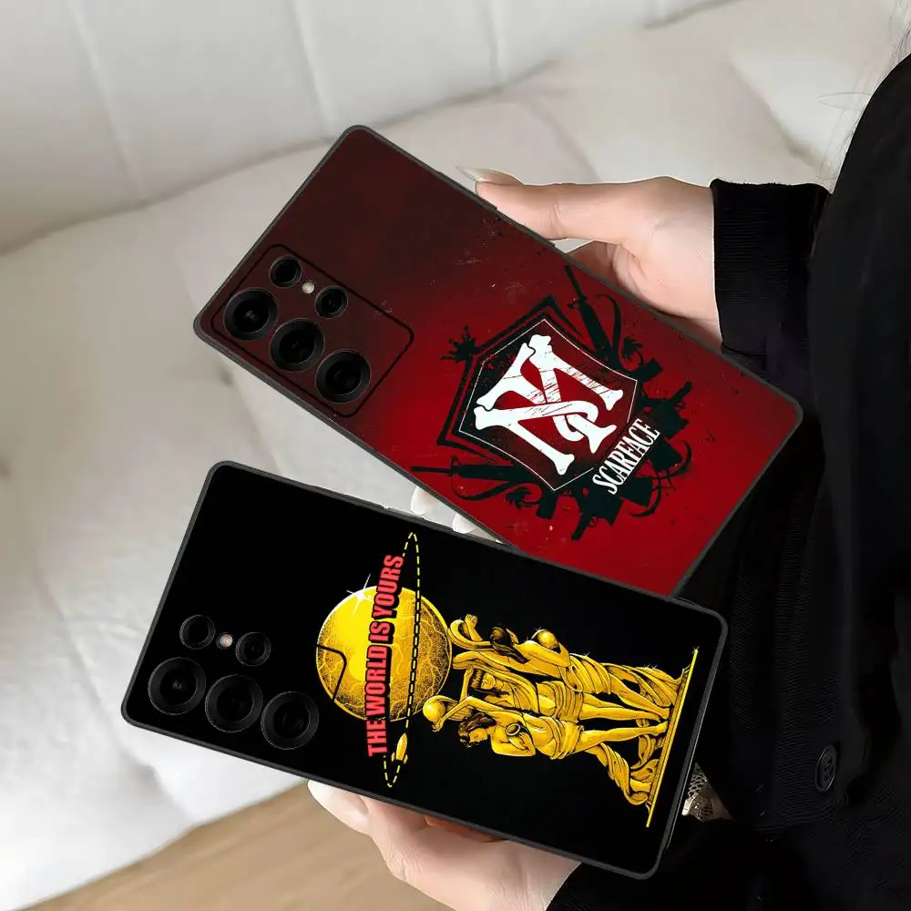 Фото Классический чехол для телефона Tonny Montanas Scarface для Samsung S 24 fe 25 Ultra plus 20 lite 21 30 22 23 24 22 Ultra 5G Fundas №4