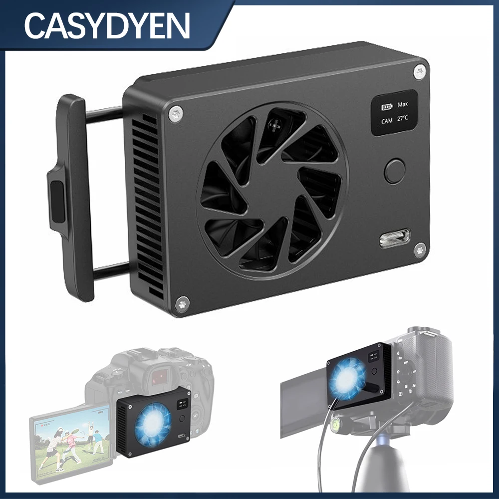 Кулер для камеры радиатор Sony ZV A7 Series FX30 A6700 Canon R series 90D FUJIFILM Nikon Z30