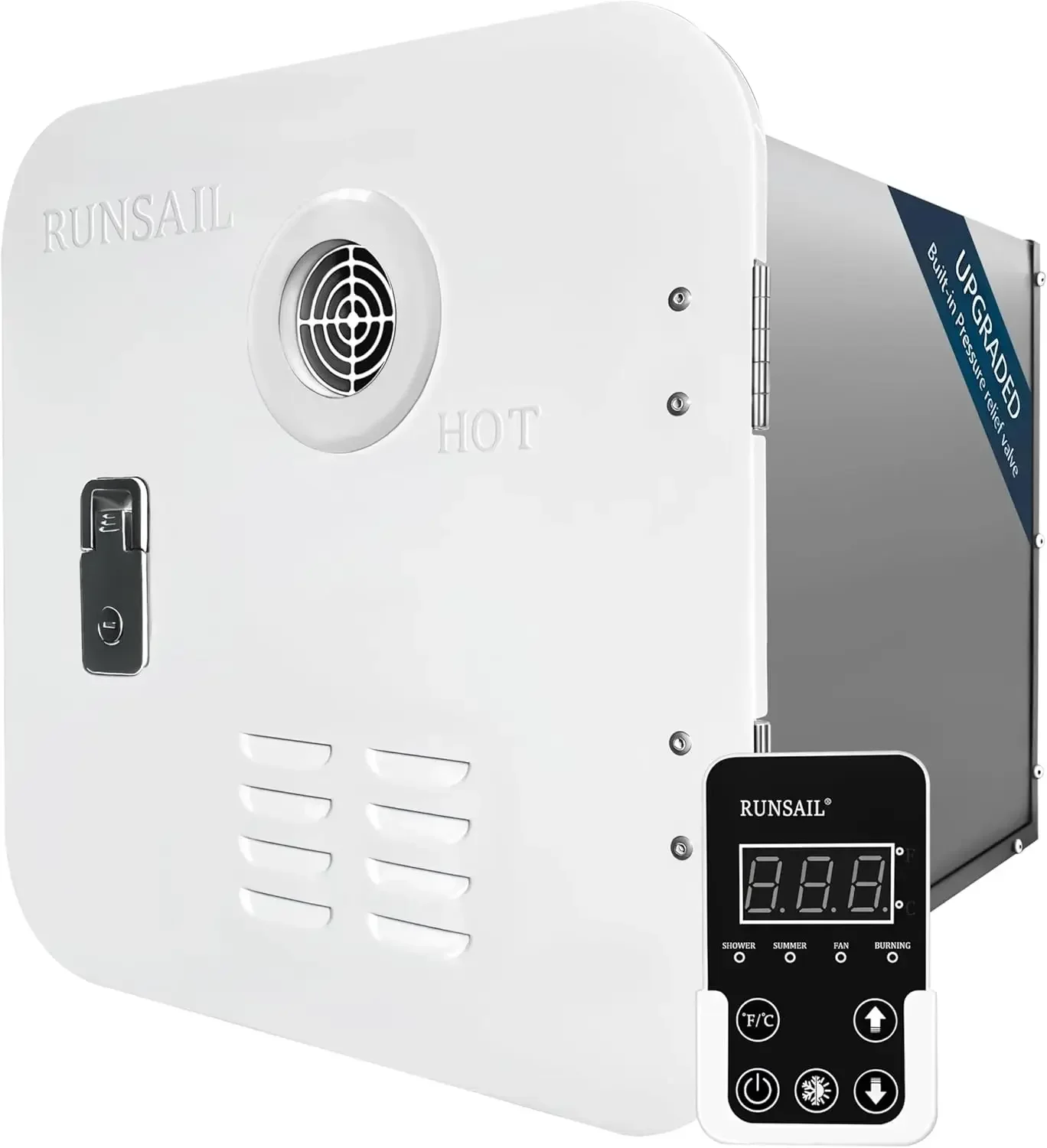 [Одернизированная версия] Безрезервуарный водонагреватель для автодома 65 000 БТЕ