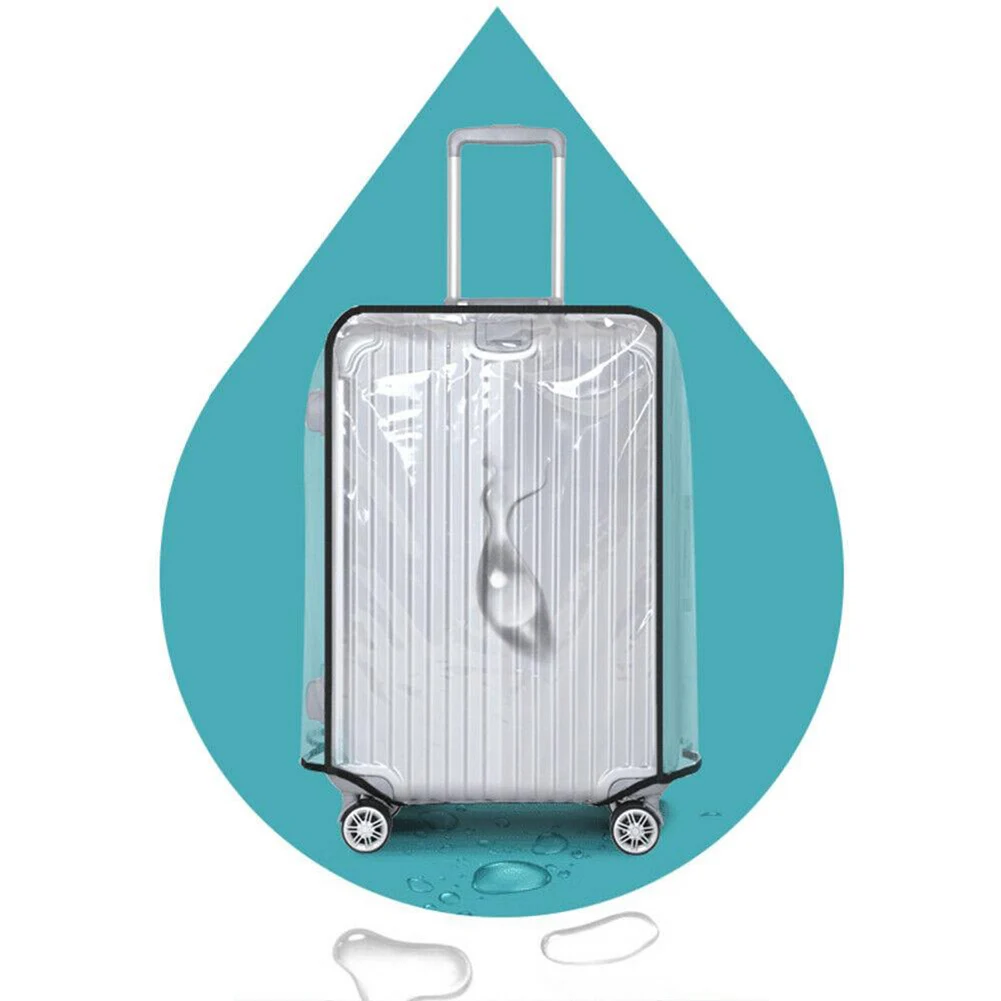 

PVC Luggage Cover Suitcase Protector Durable Travel Waterproof/Transparent Clear Full Transparent Luggage Protector Cover