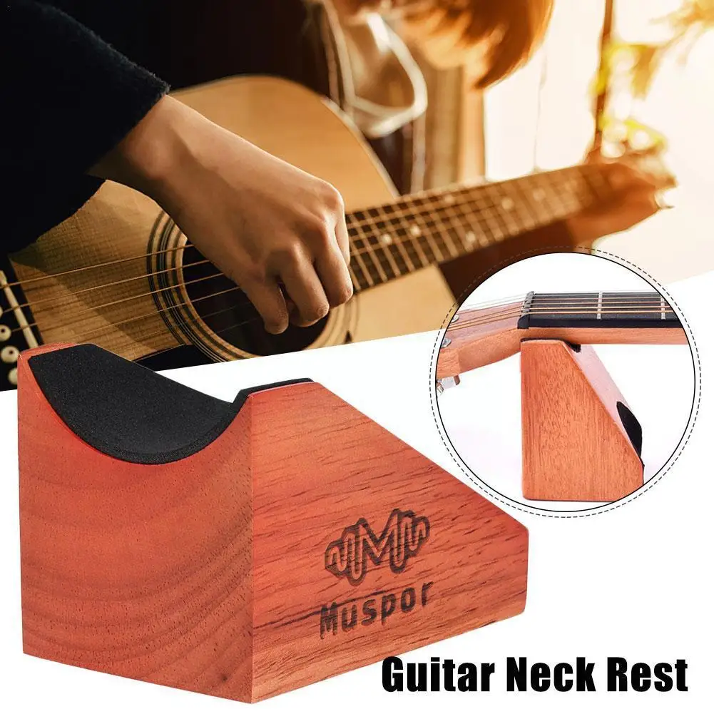 

Подставка под шею для гитары r, универсальная подставка для струн, 2 применения, для электрической акустической бас-мандолины, деревянная основа, G9Z4