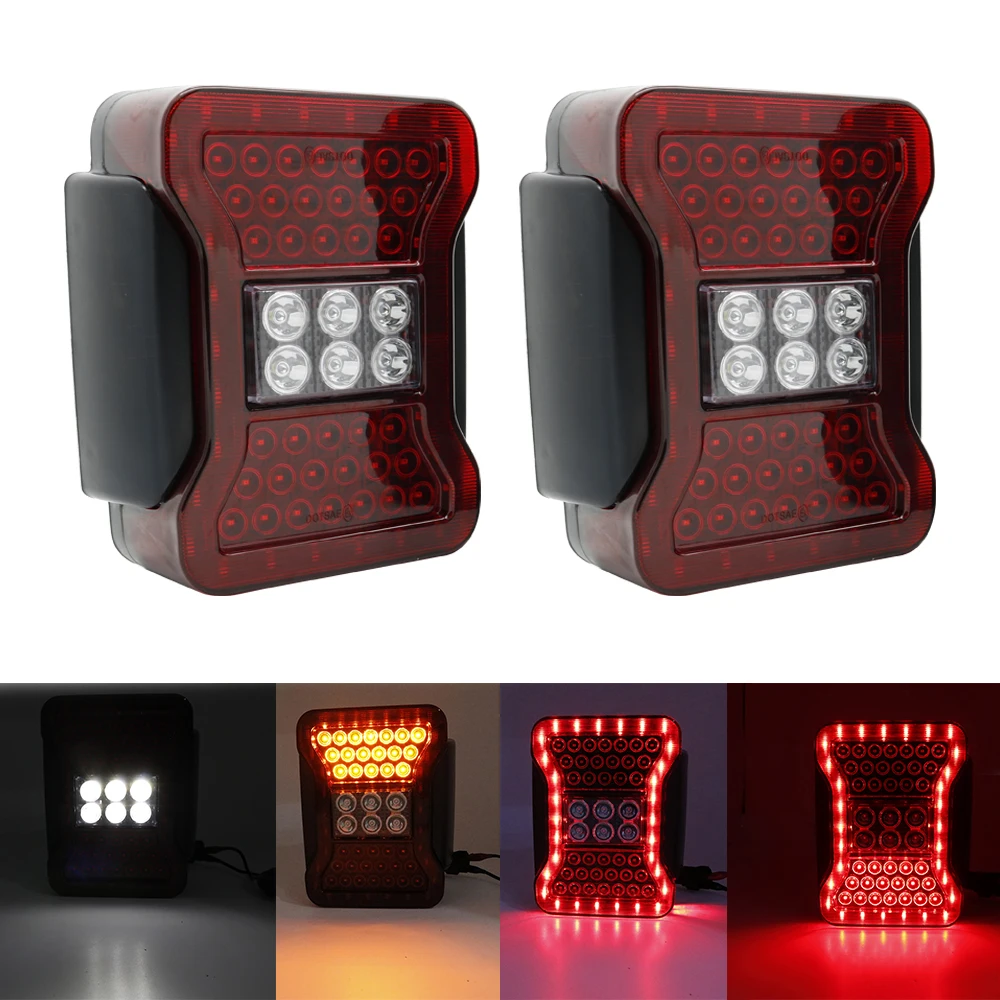 

New EU/USA version tail light for Jeep Wrangler JK Tail lamp LED Brake Reverse turn Signal Lamps tail light truck