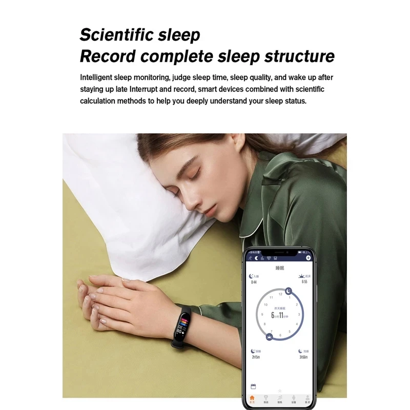 Смарт-часы M6 ремешок 6 для Android mi iphone фитнес-браслет с измерением кровяного