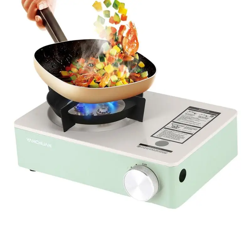

Cassette Furnace Outdoor Portable Burner Stove Windproof Camp Stove With Even Heating & Igniter For Indoor Use Outdoor Cooking
