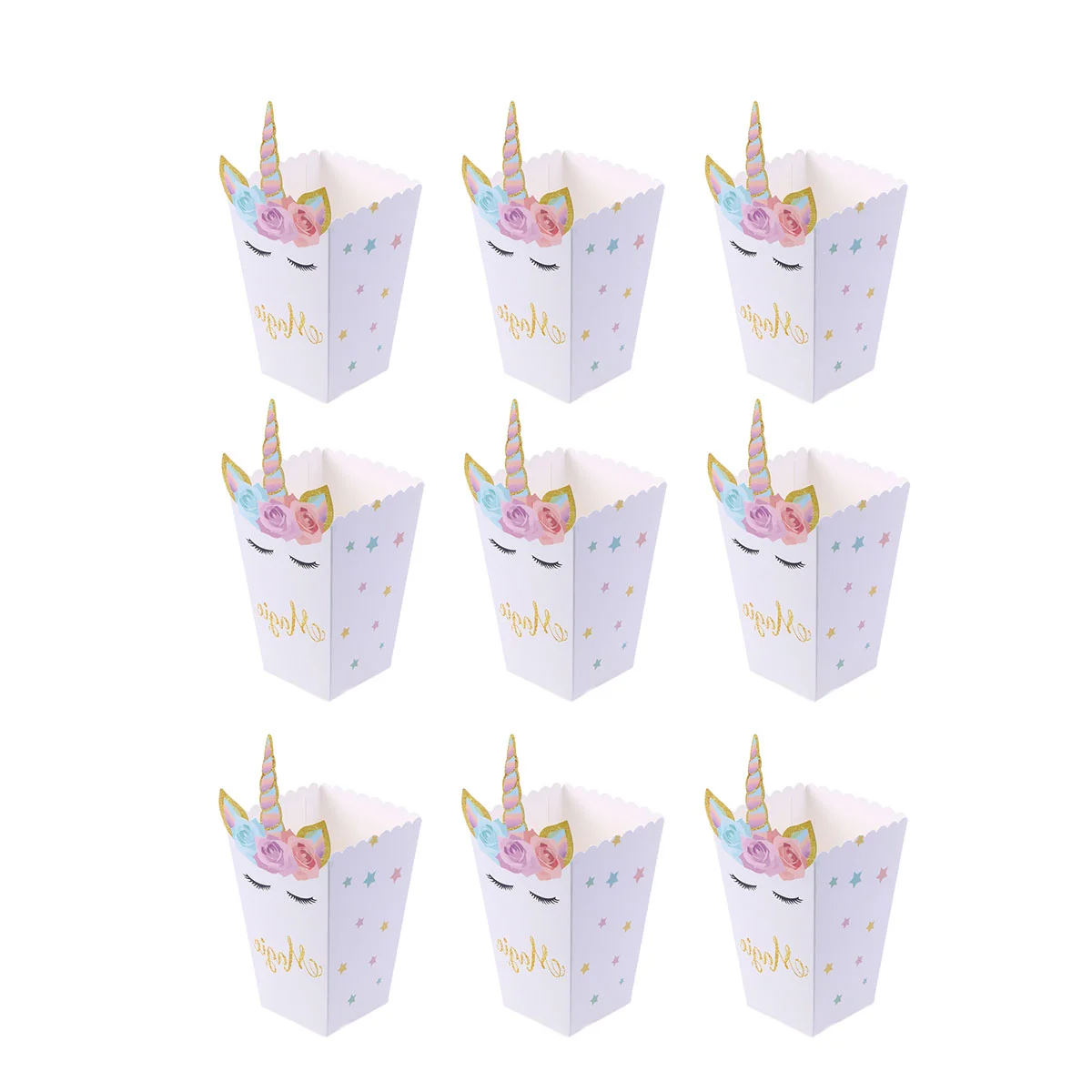 

Birthday Party Supplies, Party Popcorn Treat Boxes, Design Snack Holder, for Theme Party Favors Decoration, Party Popcorn Box
