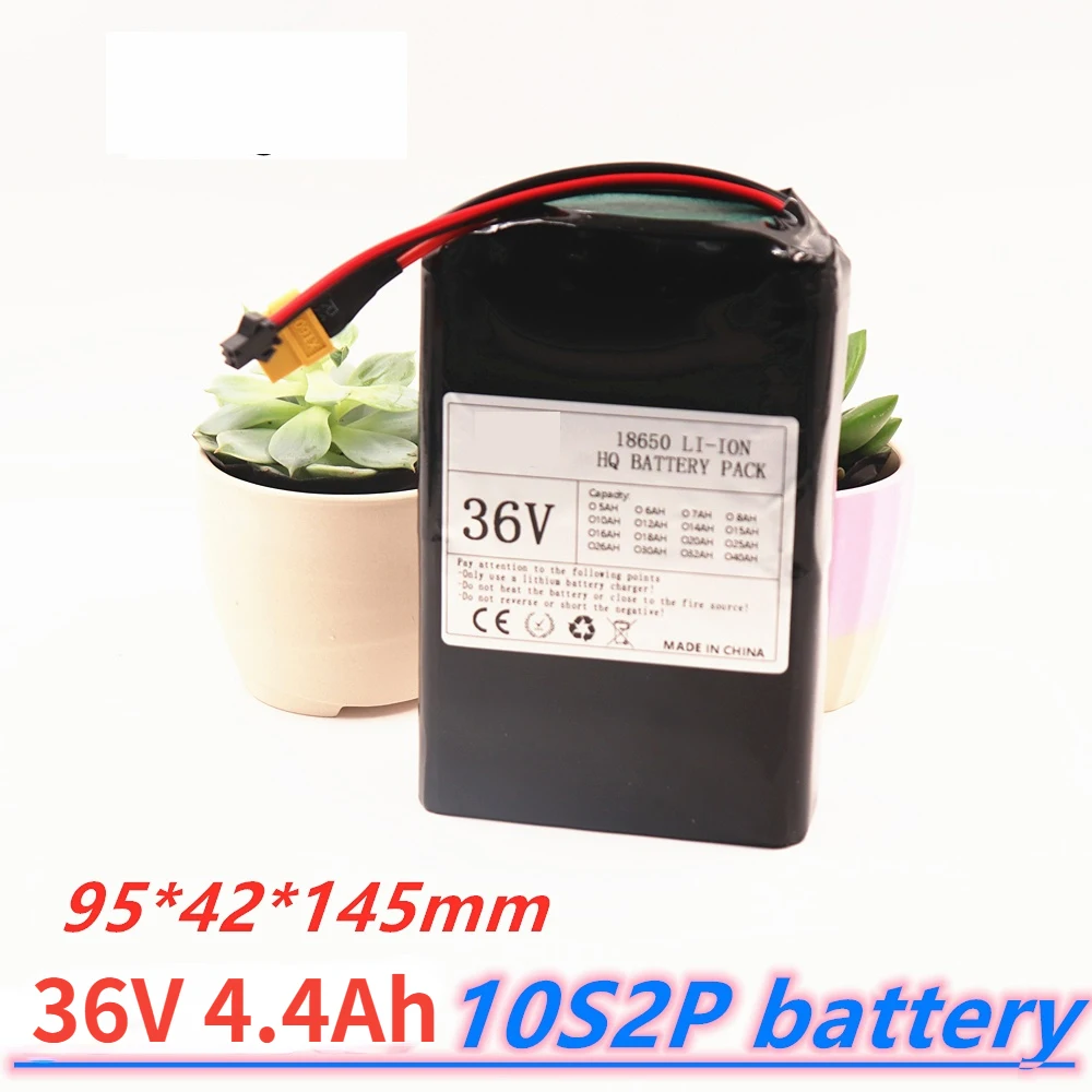 

New 36V Battery 10S2P 4.4Ah 18650 Rechargeable Battery Pack 250W High Power Battery 42V 4400mAh Ebike Electric Bicycle 15A BMS