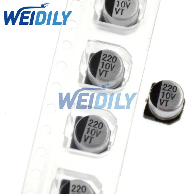 

10 шт., 220 мкФ, 10 в, 6,3 мм * 5,4 мм, фотоемкость 10 В, 220 мкФ