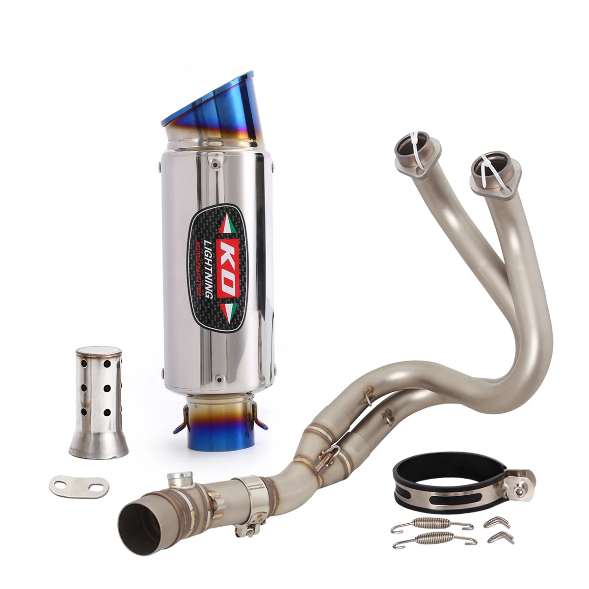 

Выхлопная труба для мотоцикла 51 мм глушители из нержавеющей стали для Kawasaki Z650 Ninja 650 Versys 650 Z650RS