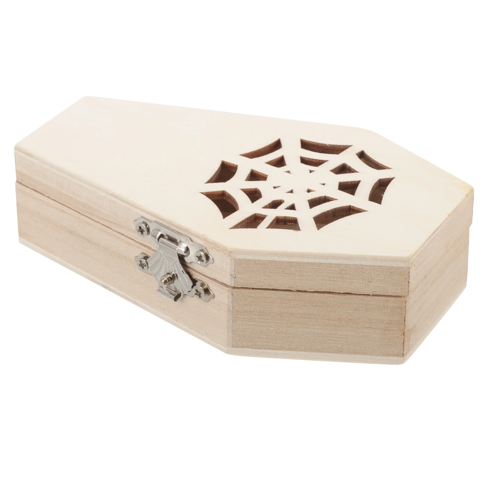 Coffin Prop Wooden Storage Containers Supplies Decorative