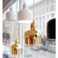 denmark nordic artek finnish alvar aalto admiralty bell pendant lights bedroom metal luster led lamp dining room bar de fixtures