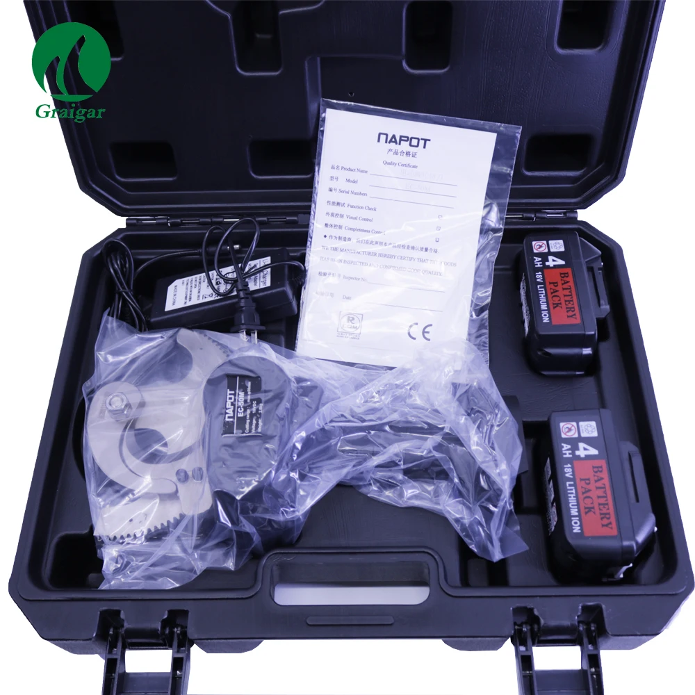 

EC-50M Electric Ratchet Cutter Cable Cutter 50mm Cable Gear Scissors Cutter