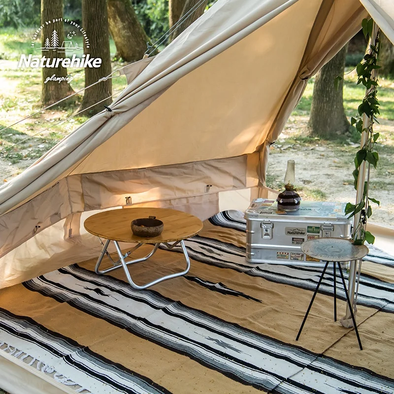 Палатка Naturehike Brighten 6 4 Outdoor Luxury glamping в виде пирамиды из хлопка