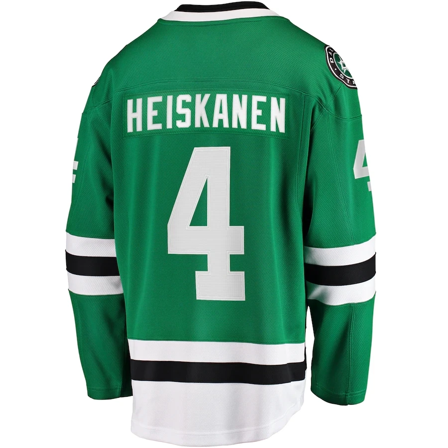 2025 Custom Embroidery Dallas Hockey Jersey Men Women Youth Kelly Green Ice Uniform