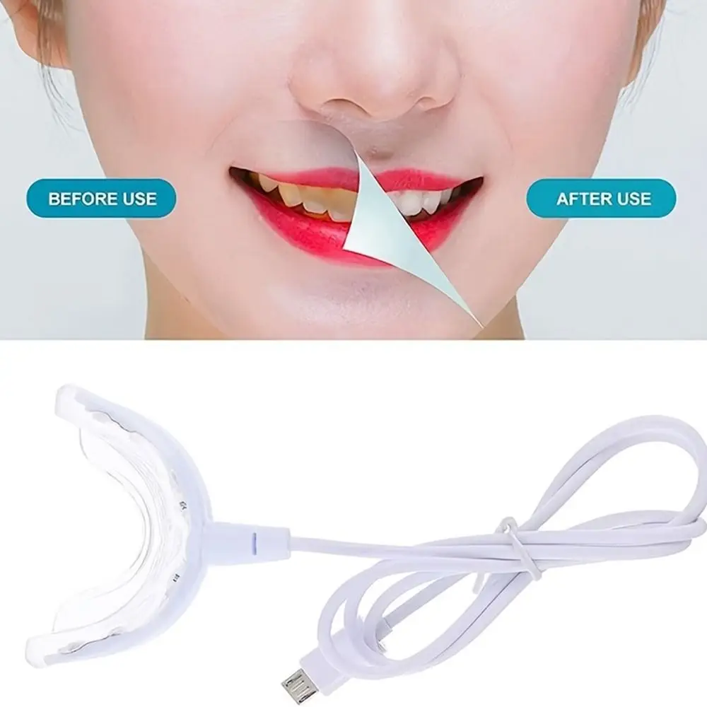 

Durable Teeth Whitening Accelerator Light Long Lasting Oral Care Blue Light Dental Base Lamp Portable Waterproof Tooth Lamp Men