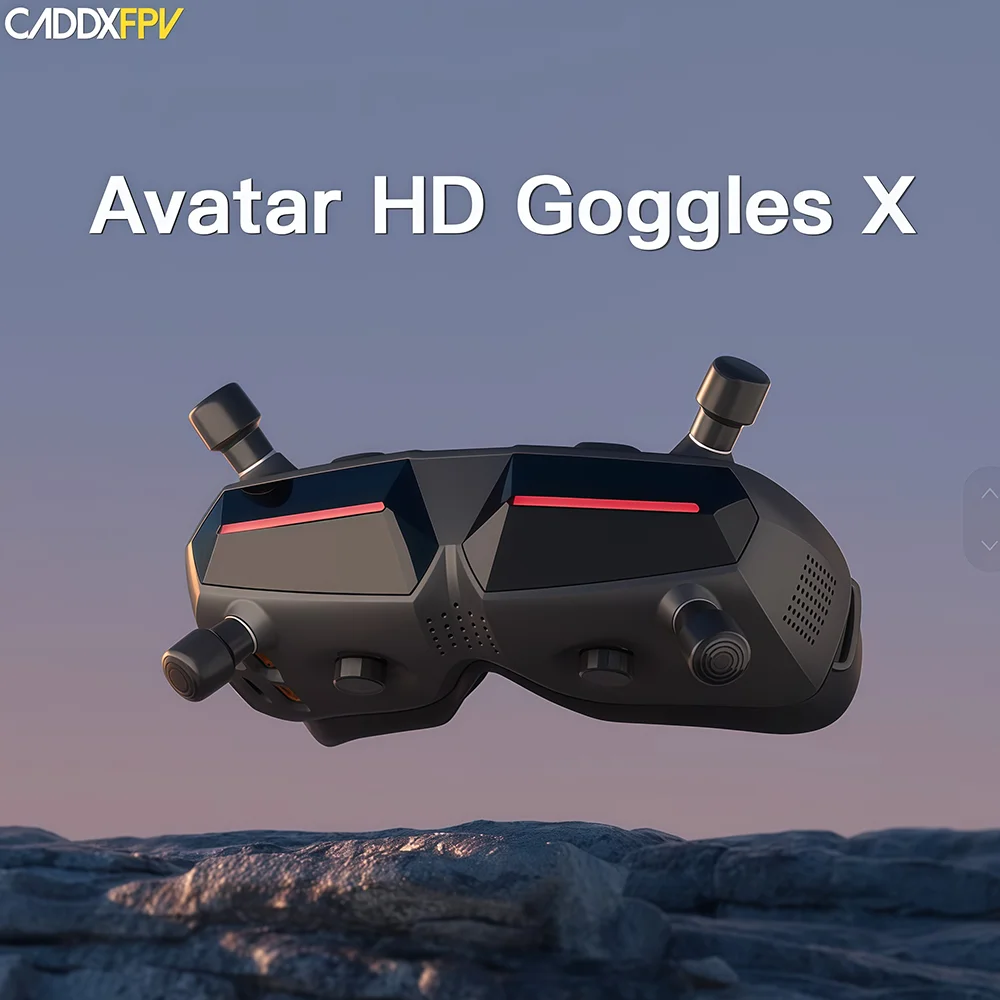 Фото Аутентичные очки CADDX Walksnail Avatar HD 1080P X OLED 5,8 ГГц, цифровые очки FPV для FPV №1