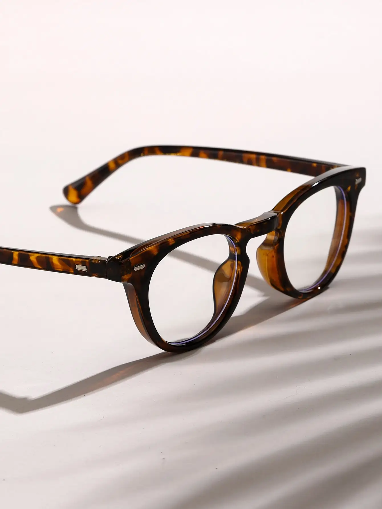 1 шт. унисекс геометрическая пластиковая оправа прозрачные очки с защитой от