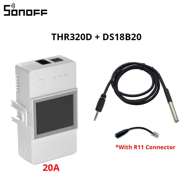 

SONOFF TH 16A 20A Elite датчик температуры и влажности