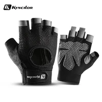1 pair weight lifting training gloves men women body building training sports glove breathable hand palm wrist protector gloves