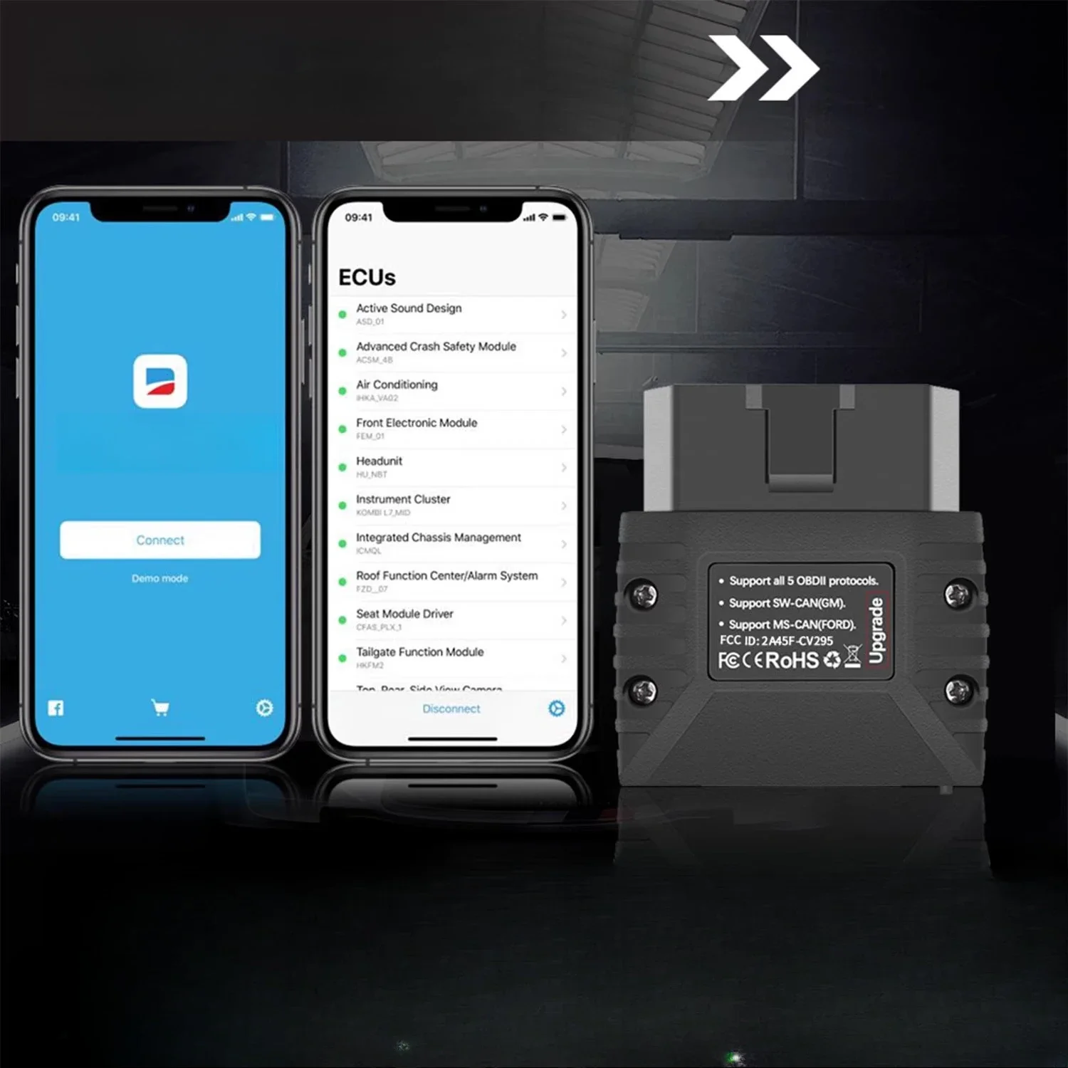 Фото vLinker MC + Bluetooth 4.0: Детектор аккумуляторных батарей Tesla, скрытие ECU для BMW и Ford №4
