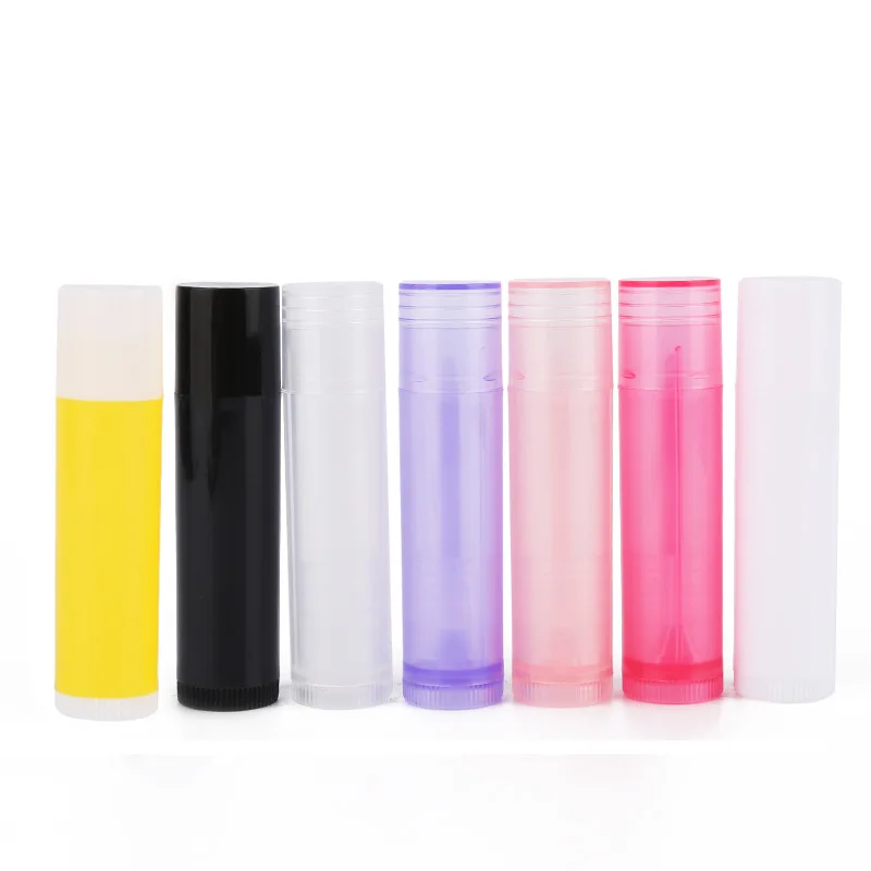 

50PCS 5g Manual DIY Lipstick Container Refillable Bottle Lip Balm Tube Lipstick Bottle Lipstick Box Travel Cosmetics sub Bottle