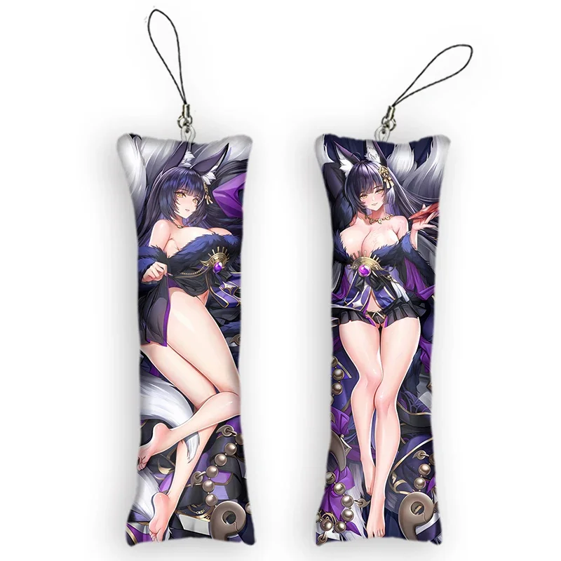 Новая мода милый японский аниме мини Dakimakura брелок Azur Lane Musashi маленькая подушка