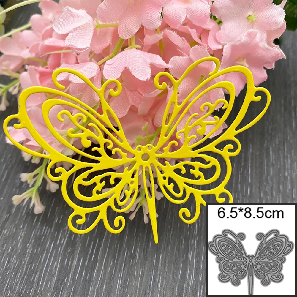 

1pcs Butterfly 2022 New Metal Cutting Dies Decoration Scrapbooking Knife Mould Blade Punch Stencils Album Embossing