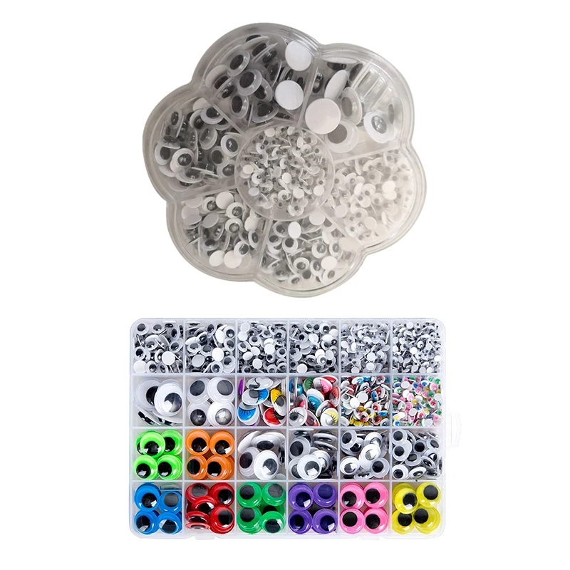 

700 Pieces Round Wiggle Googly Eyes With 1680Pcs Googly Wiggle Eyes Self Adhesive