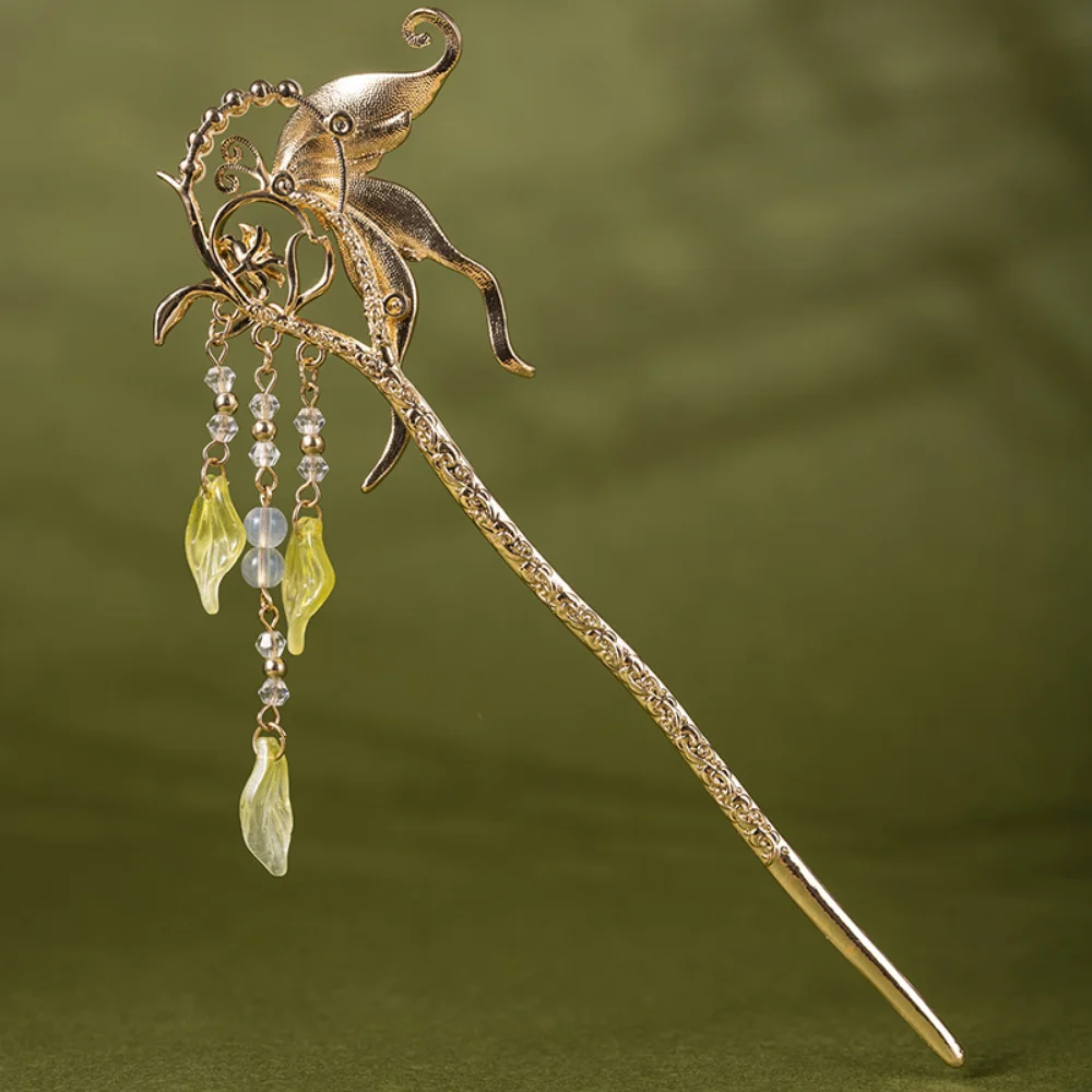

Hairpin Butterfly Hanfu Hair Accessories Ancient Assembly Ornaments Female