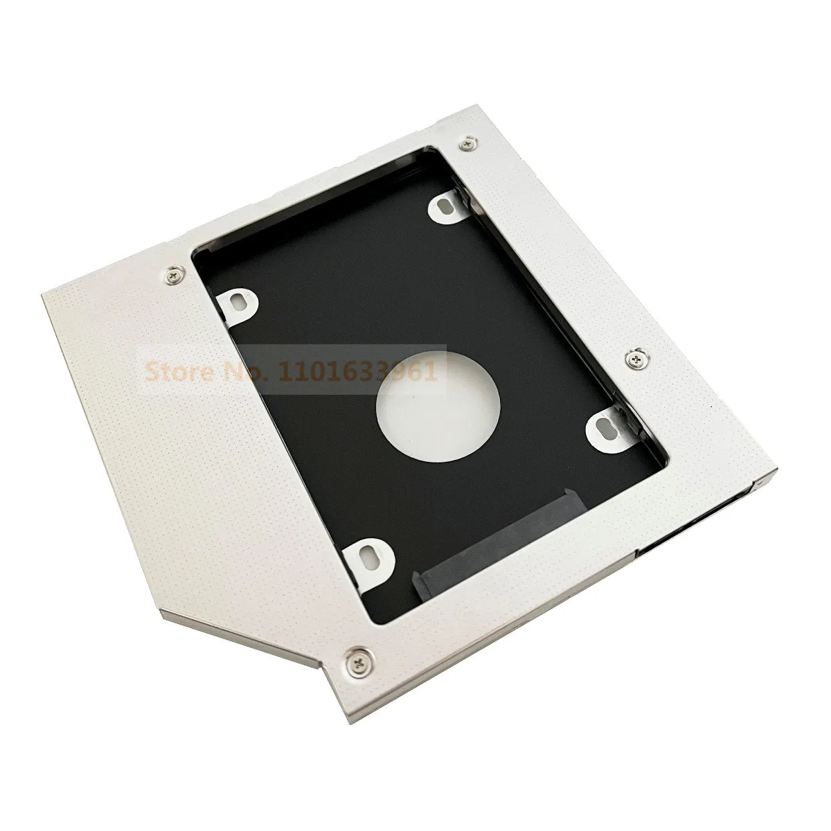 Фото Алюминиевый 9,0 мм SATA 2-й жесткий диск HDD SSD оптический отсек Caddy рамка кронштейн для Packard Bell EasyNote TE69BM TE69KB №2