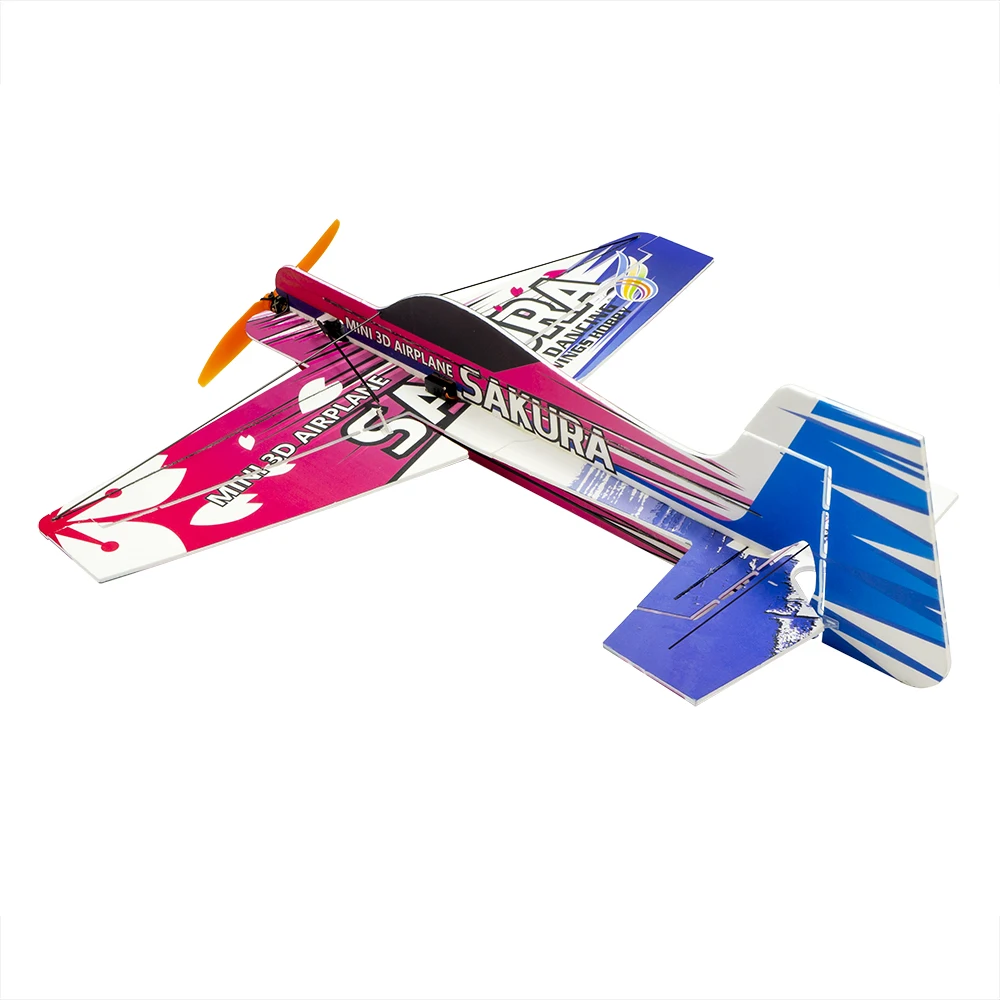 Фото DW Hobby PP/EPP 3D RC Электрический самолет Модель радиоуправления F3P SAKURA Размах крыльев 420 мм Комплект самолета из пенопласта Игрушка с дистанционным управлением E211 №3
