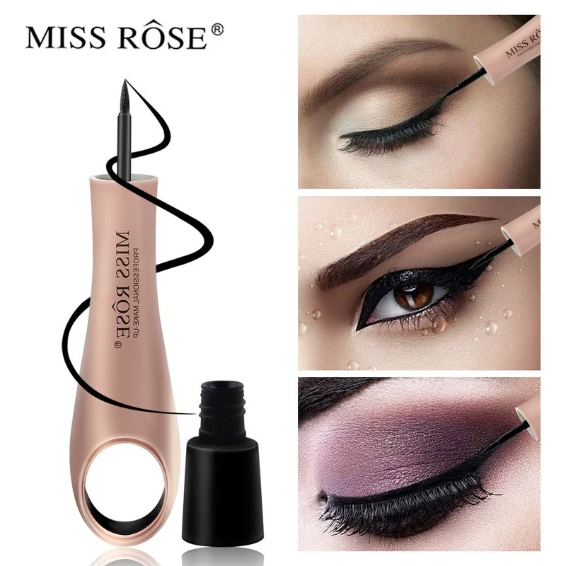 

Черная Подводка для глаз с шелкопрядом, водостойкая жидкая подводка для глаз с большими глазами, карандаш для глаз, гладкая быстросохнущая ...