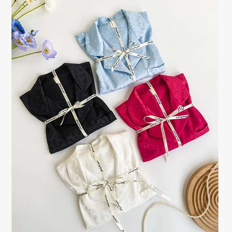 Пижамный брючный комплект с V-образным вырезом из вискозы 2 шт