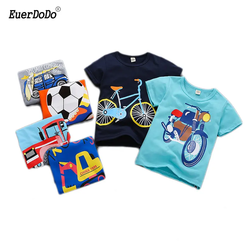 

Summer Boys T-shirt Cotton Shirts For Girls Short-sleeved T-shirts For Kids Tops Cartoon Children T Shirt Baby Tees Clothing
