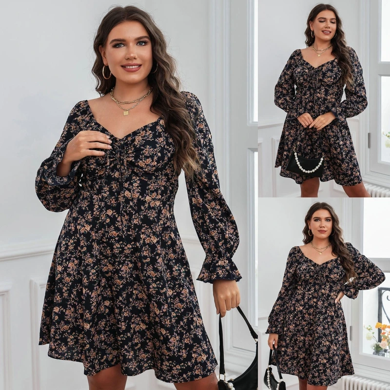 

Легкое платье в богемном стиле с V-образным вырезом, элегантное женское летнее легкое платье, женские модные вечерние платья