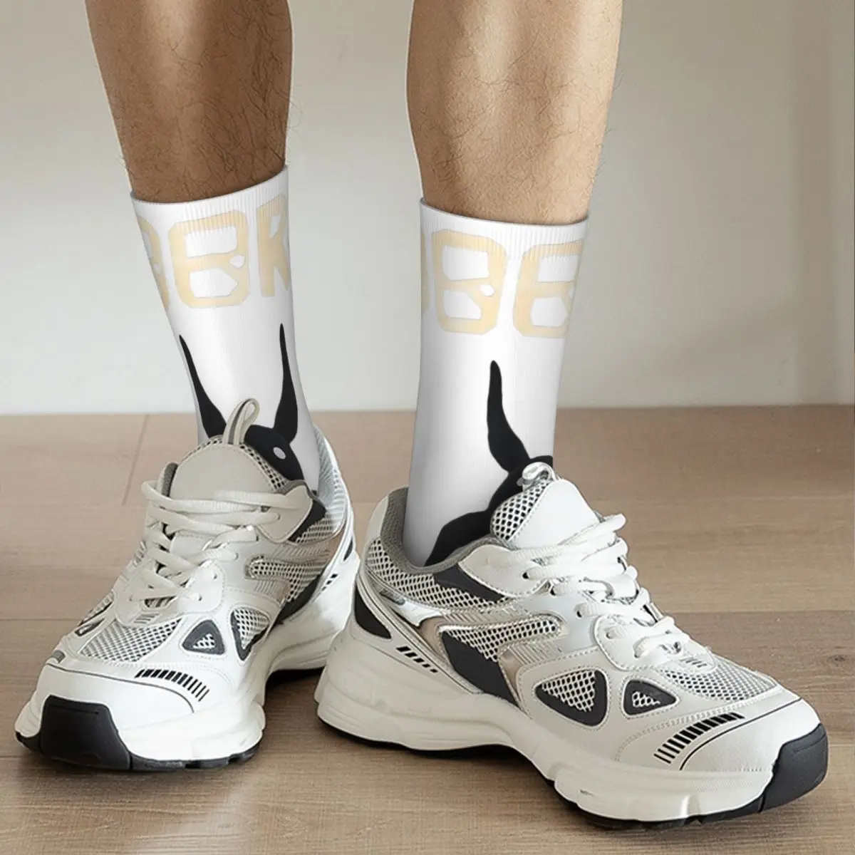 Осенне-зимние мужские и женские игровые носки в стиле ретро Screech Monster Of Doors