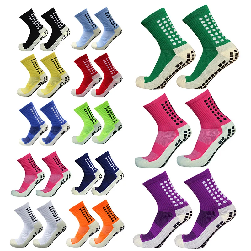 

Sports 2023 Women Football Socks Men Silicone Non-Slip Grip Soccer Socks