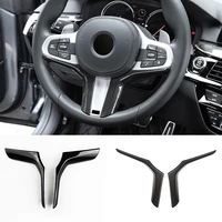 for bmw x3 x4 m40i g01 g02 18 21 carbon fiber color car steering wheel lower decorate cover trim car interior accessories