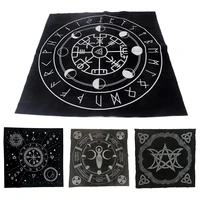tarot tablecloth altar tarot cloth flannel twelve velvet divination astrological tarot cloth fortune oracle card pad board game