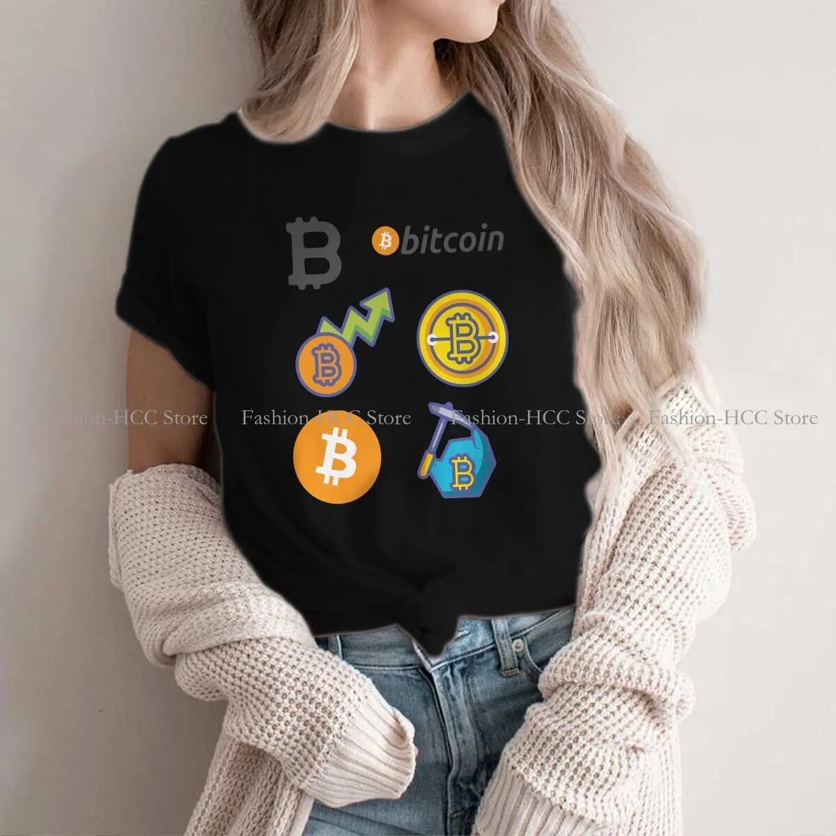 Я сказал вам что так Биткоин полиэстер футболки много отличительных мужских