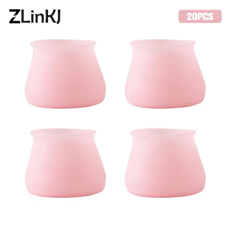 

4/20Pcs Furniture Chair Leg Silicone Foot Pads Protective Cover Floor Non-slip Table Leg Pad Table and Chair Foot Pad