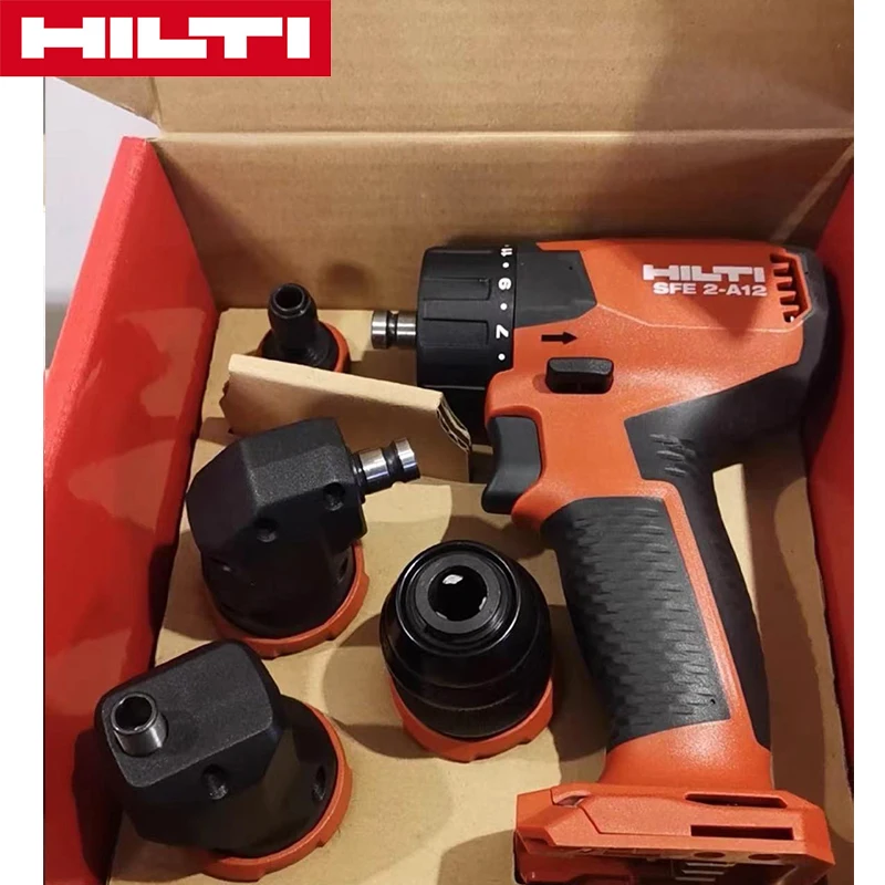 Шуруповерт HILTI SFE 2-A12 с безщеточным двигателем и беспроводным питанием 1/4 дюйма многофункциональный дрель-шуруповерт для домашнего использования.