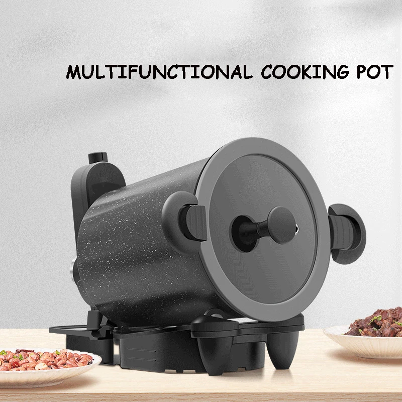 Бытовая барабанная машина для приготовления пищи маленькая кастрюля жарки риса