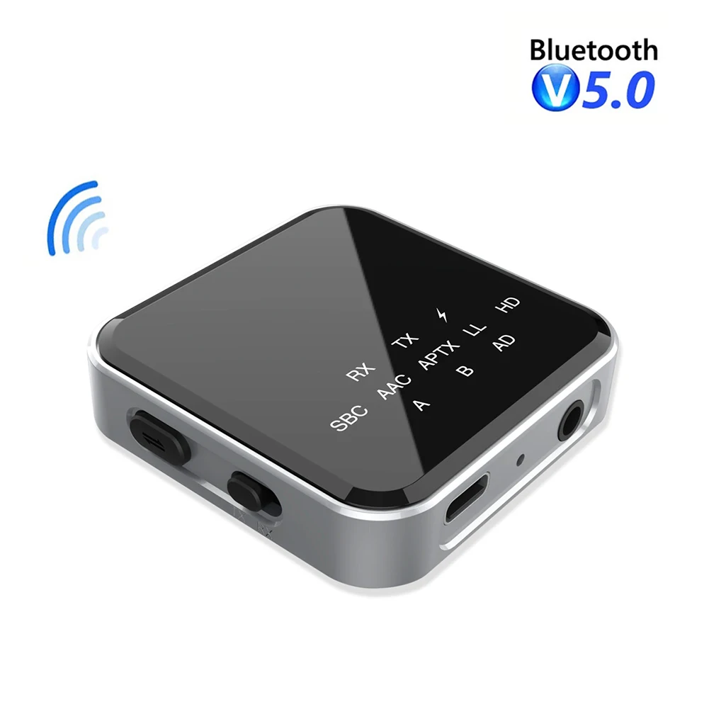 

Aptx HD Bluetooth-compatible Receiver Transmitter BT 5.2 RCA 3.5mm Jack AUX Wireless Audio Adapter Handsfree Call For TV Car PC