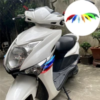 2pcs universal motorcycle adhesive decoration sticker winglet aerodynamic spoiler wing motorcycle exterior refitting accessories