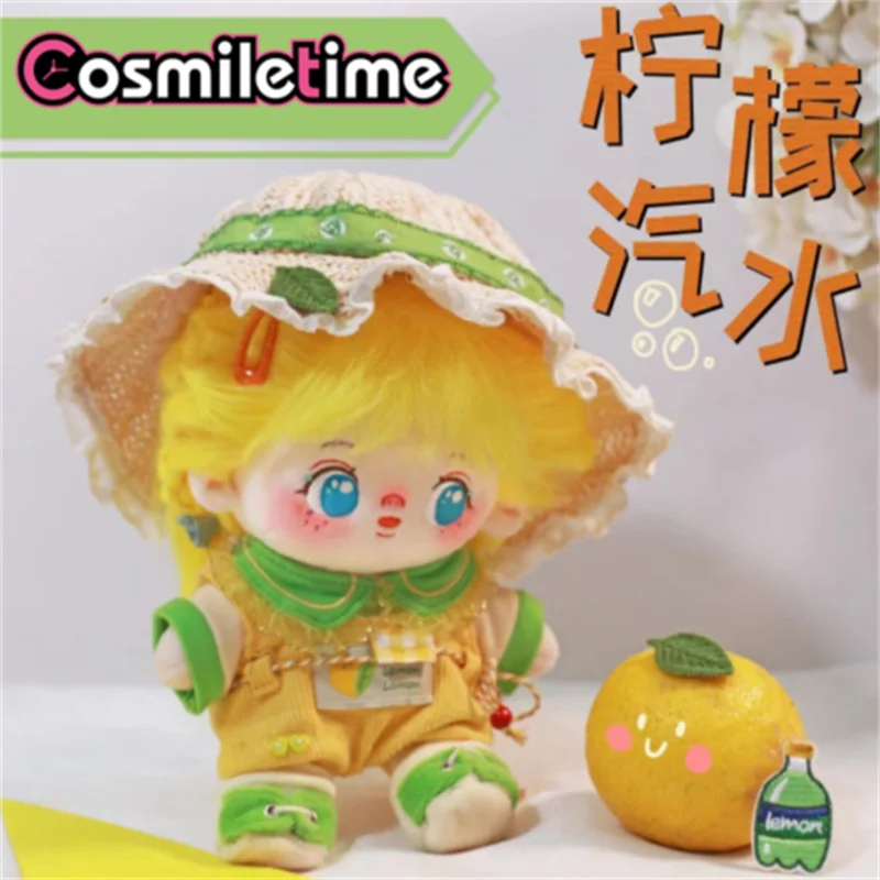 

Cute Lemon Plush 20cm Doll Clothes Clothing With Hat Outfits Dress Up Cosplay Accessories Anime Toy Figure Xmas Gifts