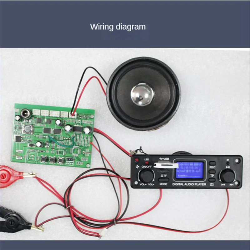 Фото MQXGF цифровой аудиоплеер Bluetooth MP3-плеер декодер плата 128X64 DOTS ЖК-дисплей USB SD BT FM модуль музыкального плеер TPM119B №5